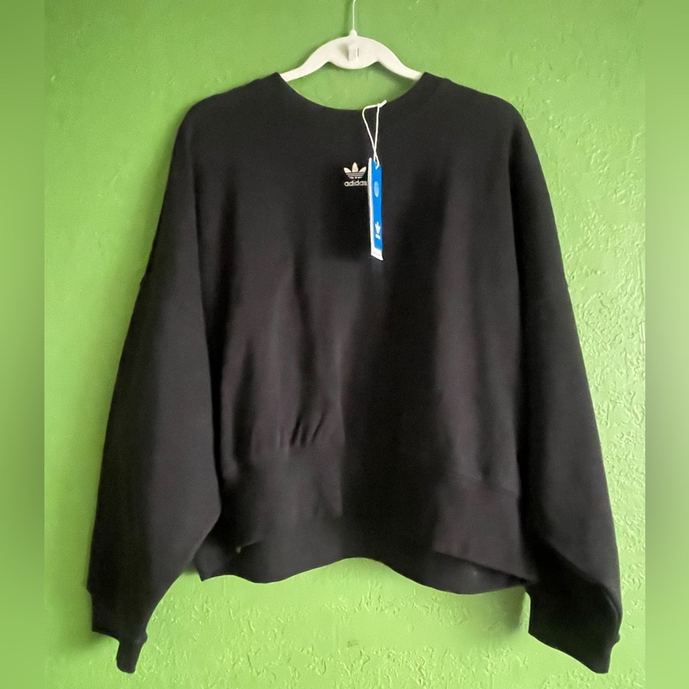 Women’s Black Adidas Sweater Size Large Brand New w/Tag